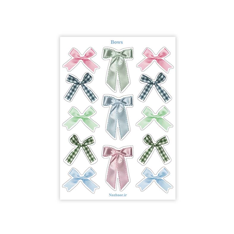 استیکر پاپیون پاستلی