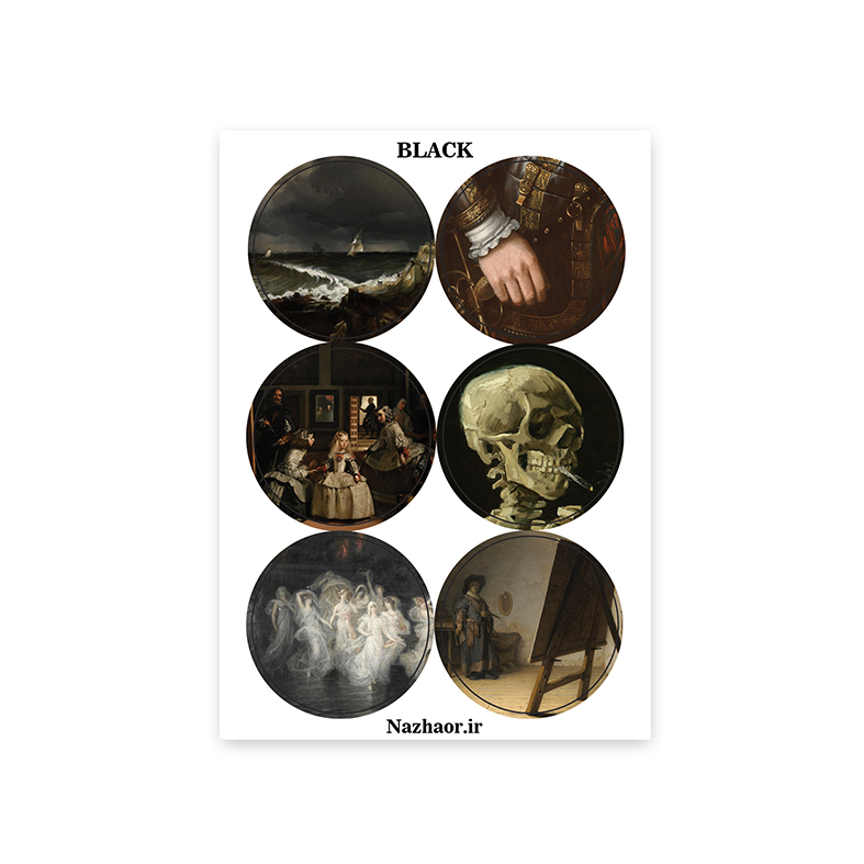 استیکر BLACK